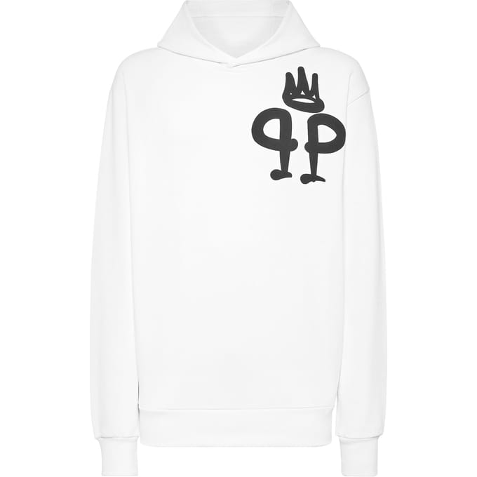 Sweatshirt Met Capuchon King Plein