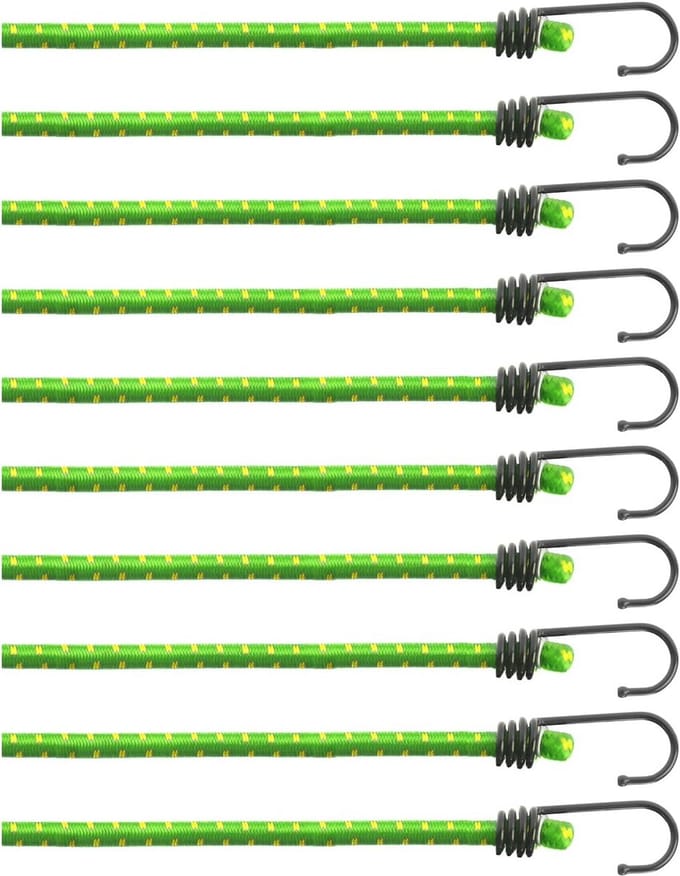 10-delige set rubberen spanners en elastische spanbanden voor ladingzekering