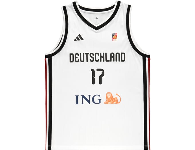 Adidas Dbb Duitsland Schröder Nr17 Shirt Home 2026 Kids Wit