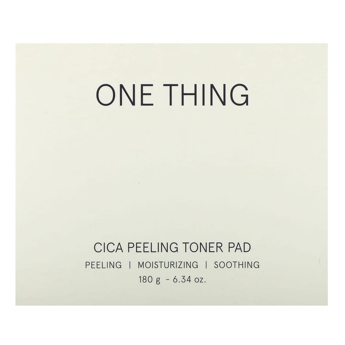 One Thing, Tampon tonique peeling Cica, 180 g (6,34 oz) white