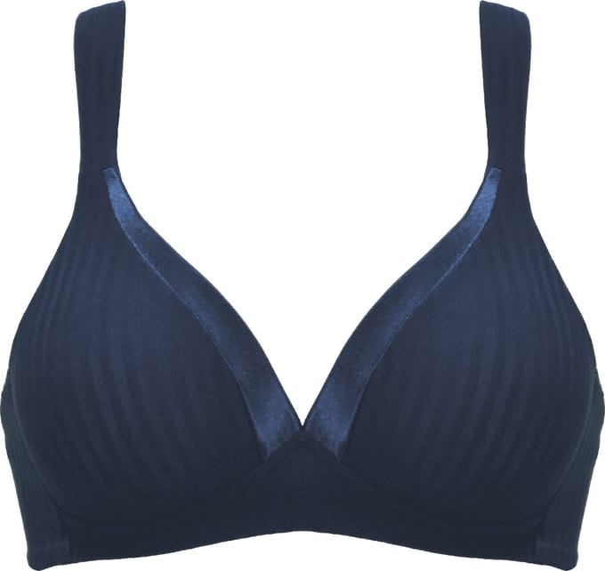 Naturana - Soft bh met strepen - 5247 - Navy - 95C
