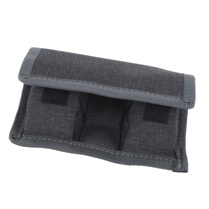 Camera Batterijtasje Houder Etui Geheugenkaart Etui voor LP E6 LP E8 LP E12 LP E10 NP FW50 EN EL14 gray