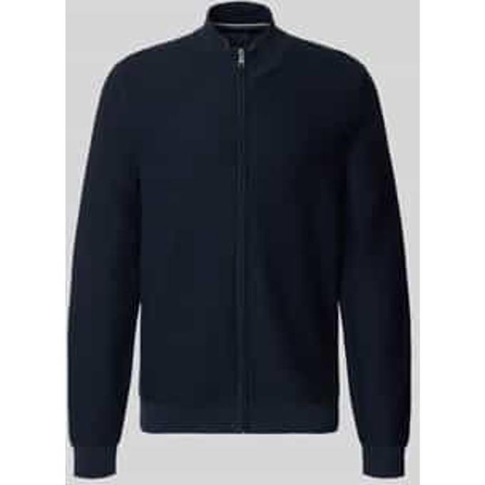 Regular fit cardigan met opstaande kraag