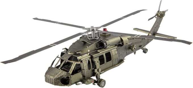 METAL EARTH Black Hawk, 3D metaalmodel bouwpakket
