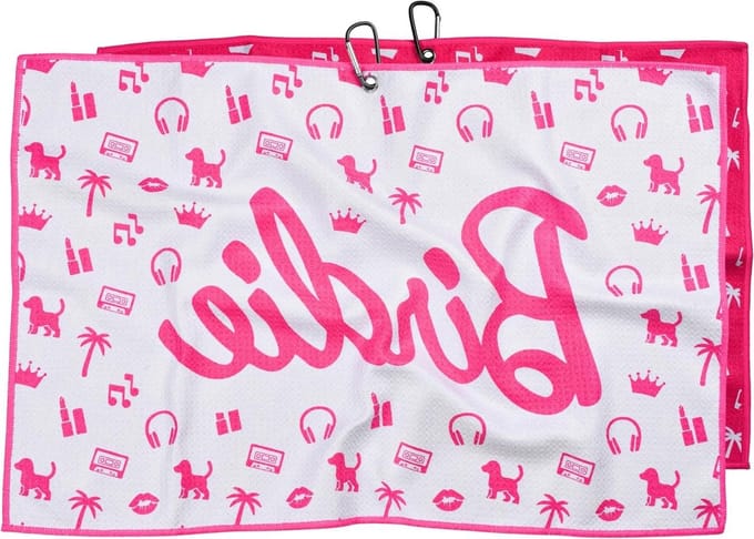 Golfhanddoek Dames - Microfiber Handdoek Golf - Golfen Verbeteren - Wafelstructuur Absorberend - 15.75 x 23.6 inches - Roze