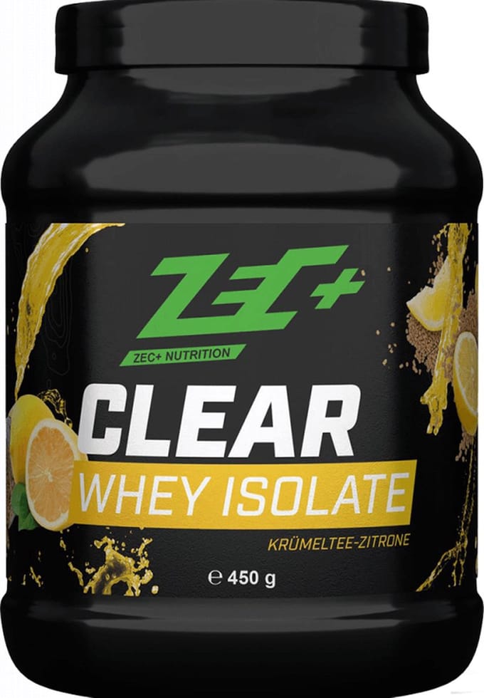 Zec+ Clear Whey Isolate (450g) Crumb Tea Lemon - Eiwitten - Helder eiwit