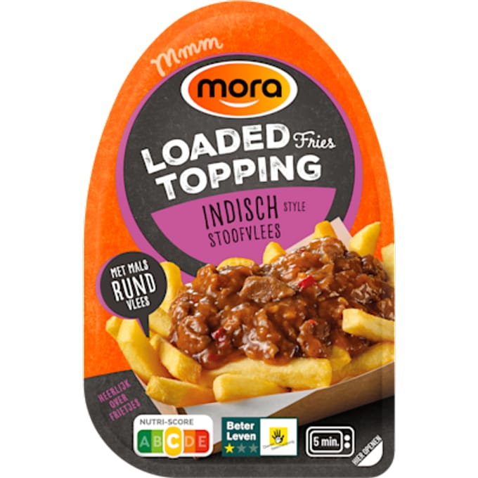 Loaded fries topping stoofvlees