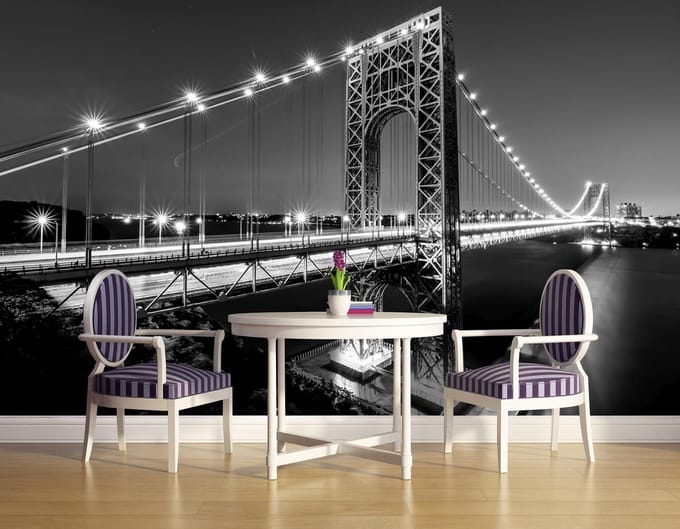 City Skyline Photo Wallcovering
