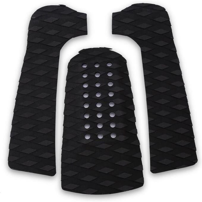 Surfen Surfplank Antislip Tractie Pad Staartpad Dek Grip (Zwart) zwart