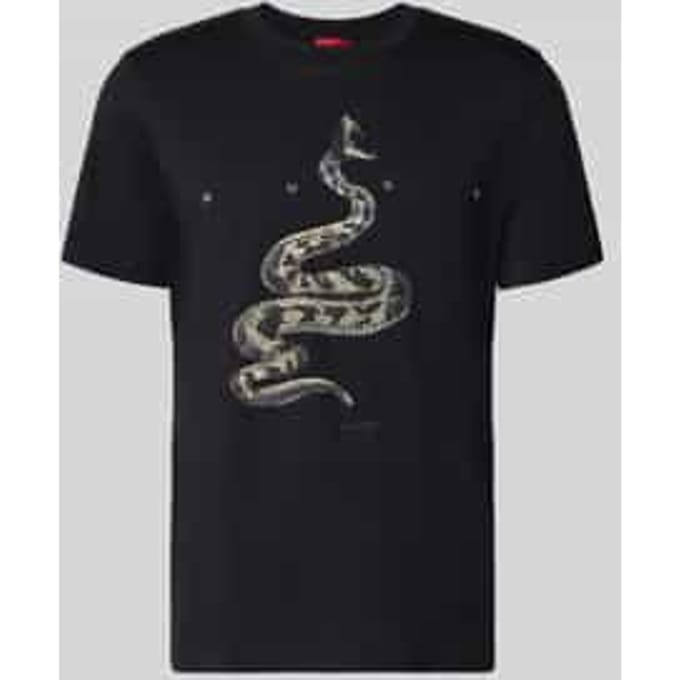 Regular fit T-shirt van puur katoen model 'DISCORB'