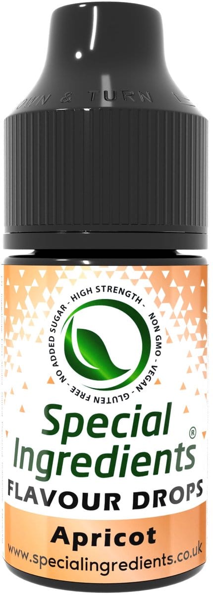 Abrikozen Smaak Druppels - 30 ml - Smaakdruppels - Flavour Drops - Moderne Gastronomie - Moleculair Koken - Hersluitbare Pot - Recycled Plastic
