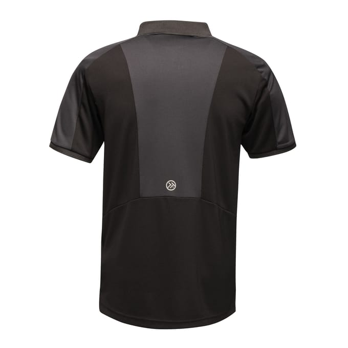 Regatta Heren Offensief Polo Shirt (Zwart)