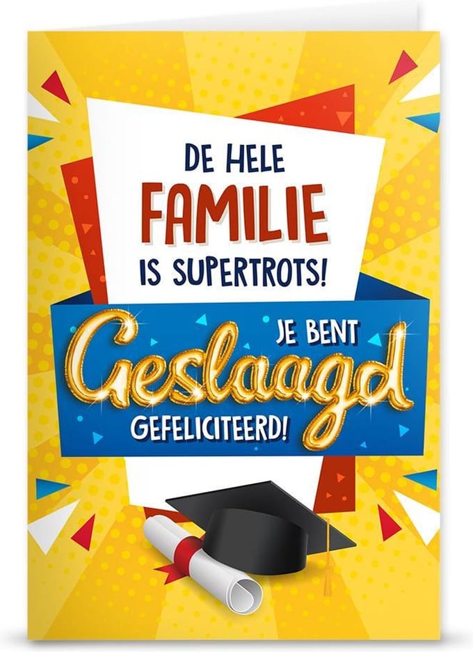 Geslaagd ballon "Familie"