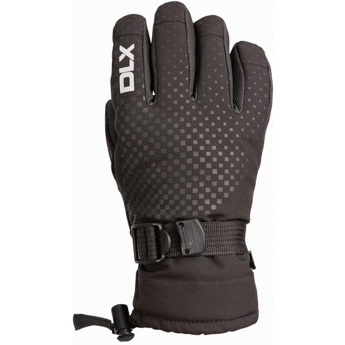 Trespass Kinderen Alpeak Leren Handschoenen (Zwart)