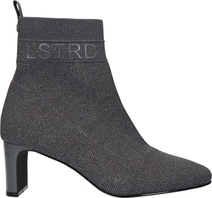 La Strada Enkellaars Grijs Knitted - Damesschoenen - Maat - 39
