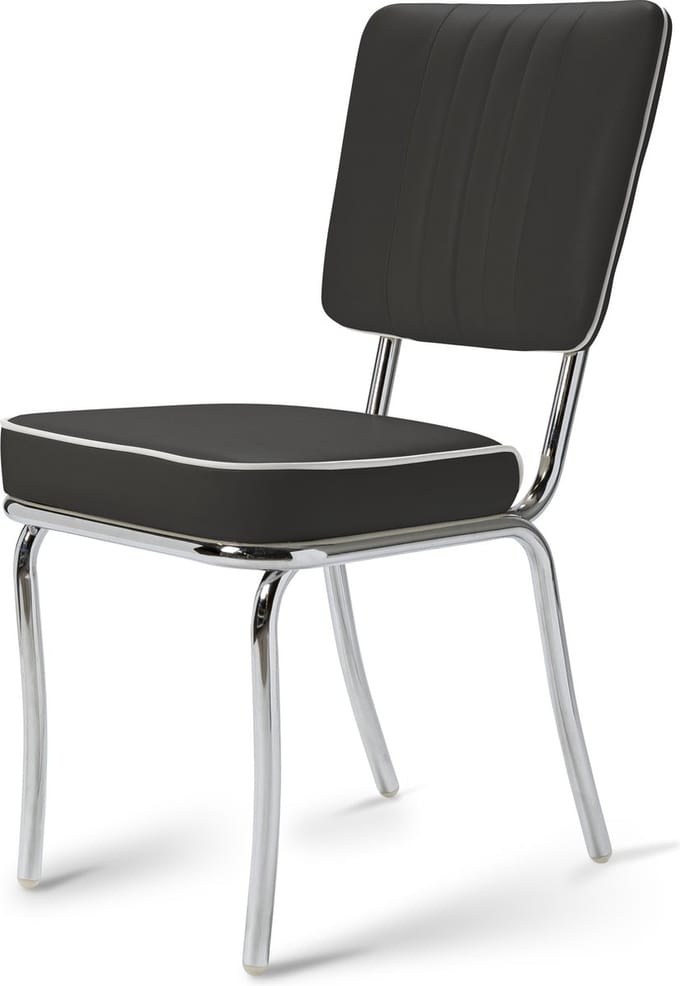 Bel Air Retro Eetkamerstoel CO-25 Zwart