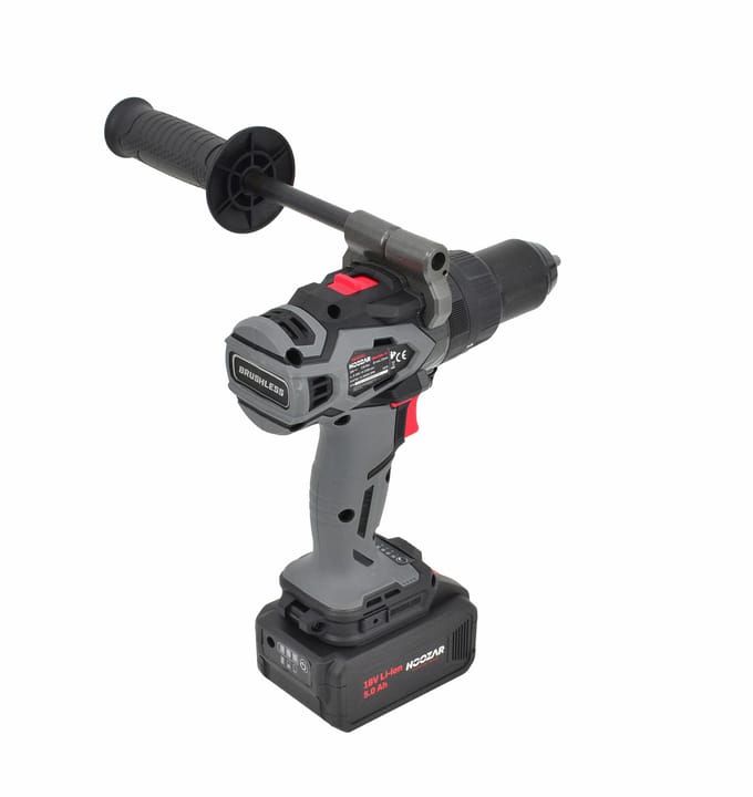 Hoozar CDH135BL-T2 - Slagboormachine - Borstelloze Motor - 18V - 135Nm