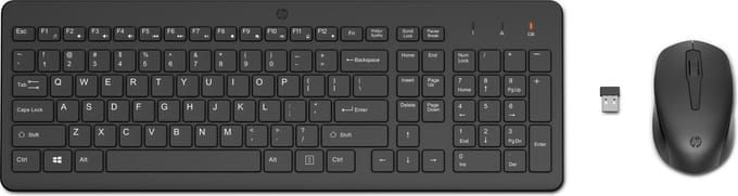 HP 330 - toetsenbord en muis set - QWERTY - Engels - zwart