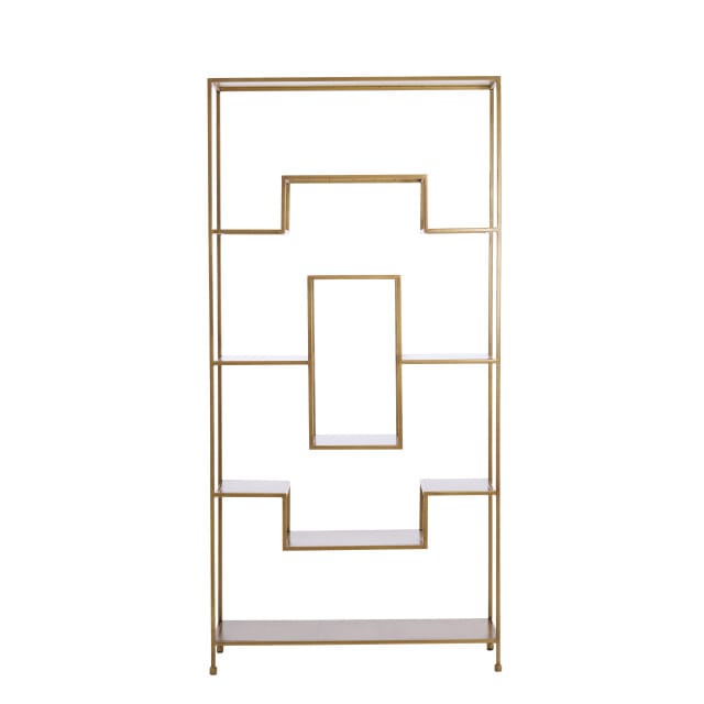 Light & Living - Kast open REZINA - 100x30x205cm - Brons