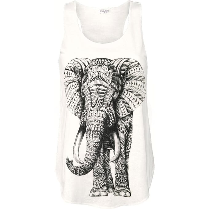 Innocent Top - Mammoth - S tot XL - voor Vrouwen - gebroken wit