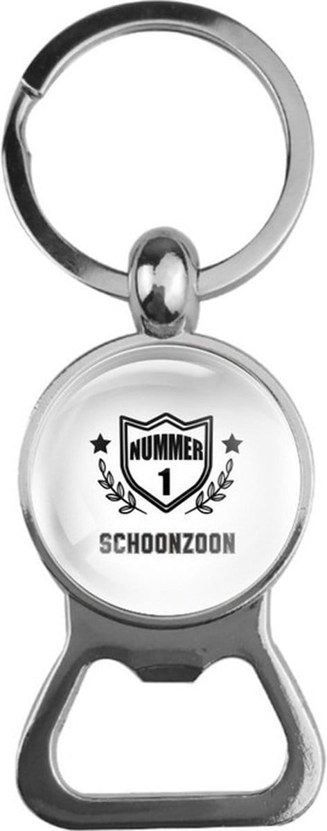 Bieropener Glas - Nummer 1 Schoonzoon
