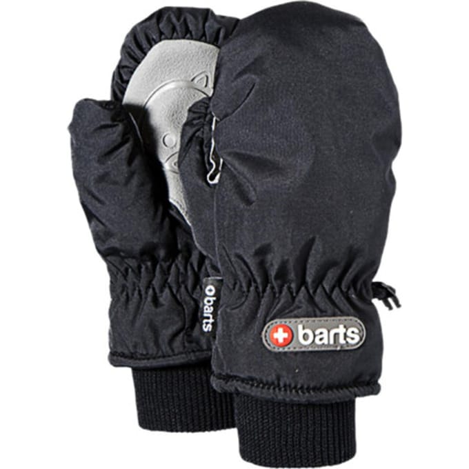BARTS Nylon Mitts Kids Wanten Kinderen - Maat 2 - Zwart