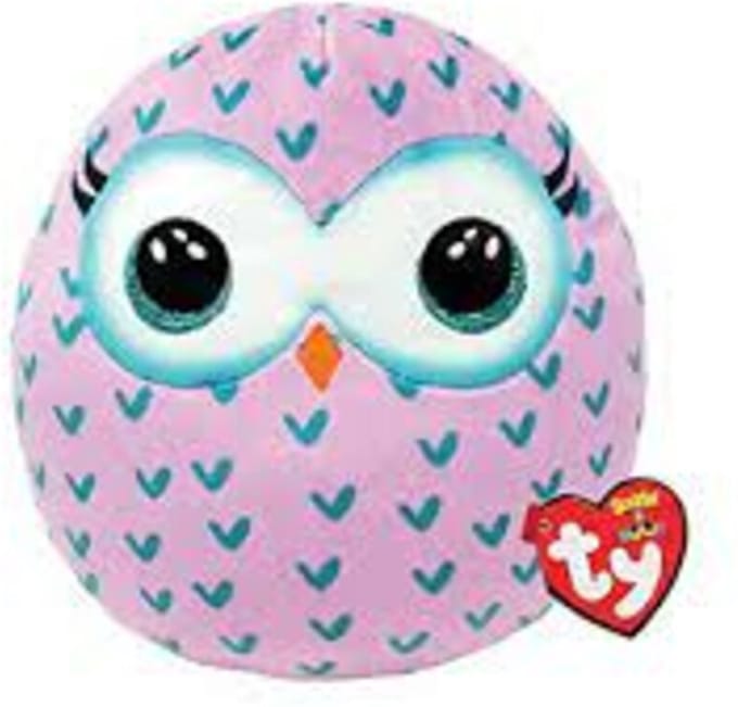 TY Squish a Boo Winks Owl 31 cm -