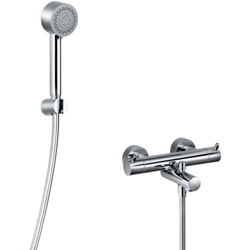HSK Shower-Set 1.09 with design hand shower round 1000109-R
