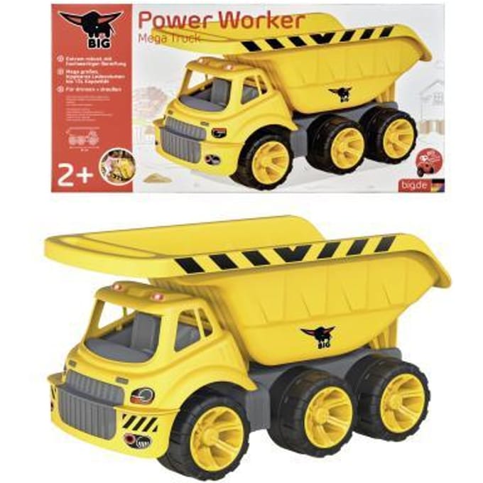 Big - Power Worker Mega Truck - Kantelbare laadbak - Kiepwagen - Vanaf 2 jaar