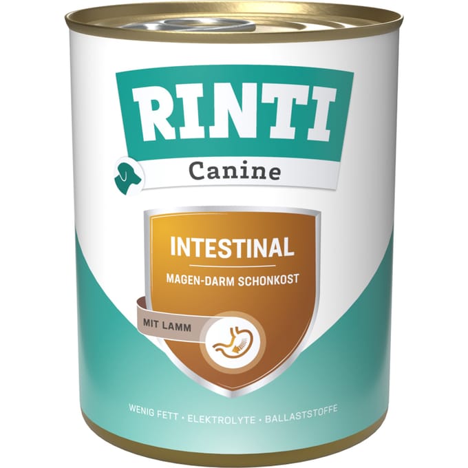RINTI Canine Intestinal met Lamsvlees 800 g  - 6 x 800 g