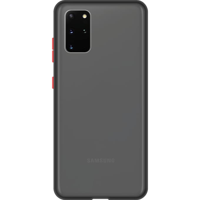 Samsung Galaxy S20 Plus Back Cover - Zwart/Transparant