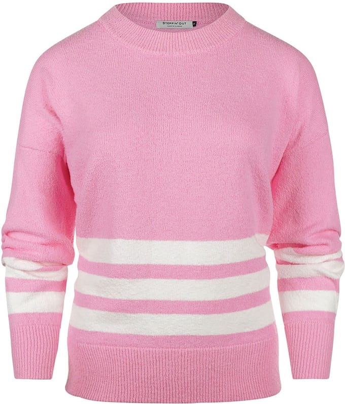 Steppin' Out Trui Dames Verona Pink - Maat S - Heren - Pullovers