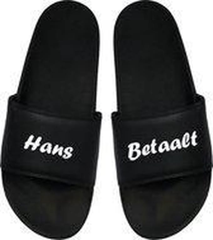 Cadeau Kerstmis - Kerst - Cadeau - Cadeau Badslippers - Badslippers Hans Betaalt 37