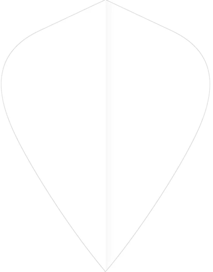 DLDarts - Kite Flights - 75 micron - 1 Set - Wit
