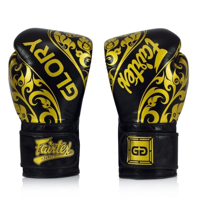 Fairtex BGVG2 Serie - Leren Bokshandschoenen - Zwart - 12oz