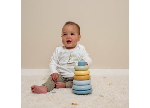 Little Dutch Stapelringen blauw Interactief speelgoed