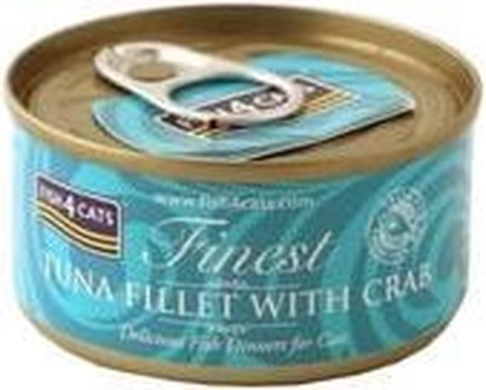 Fish4Cats Finest - Tuna Fillet with Crab  - 10 x 70 gram
