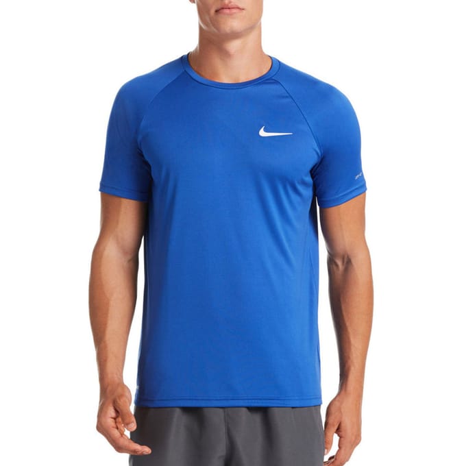 Nike Essential Short Sleeve Hydroguard Shirt Heren - Maat M