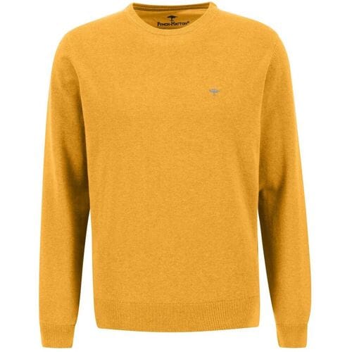 Fynch-Hatton Trui O-Neck Cotton Winter Sun / male