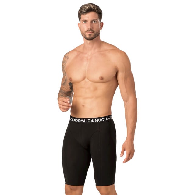 Muchachomalo boxershorts - heren boxers lange pijpen (2-pack) - Solid - Maat: 3XL