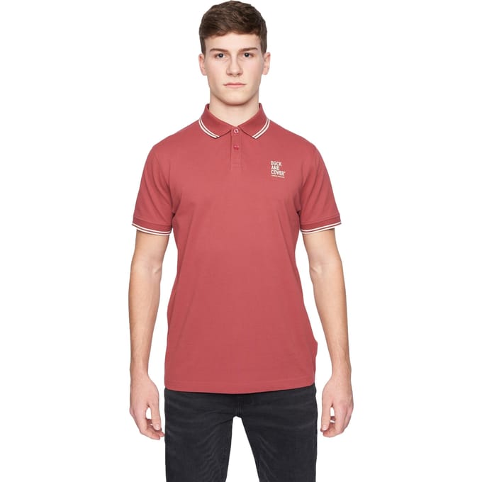 Duck and Cover Heren Sameer Poloshirt (Rood)
