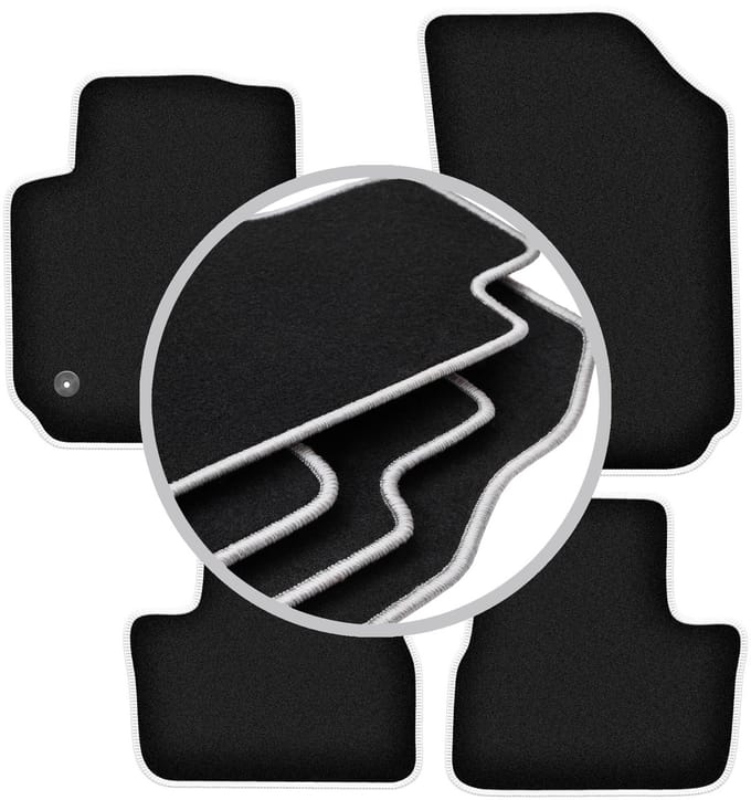 CARLUX-SILVER automatten voor: Citroen C4 Cactus crossover (2014-2018)