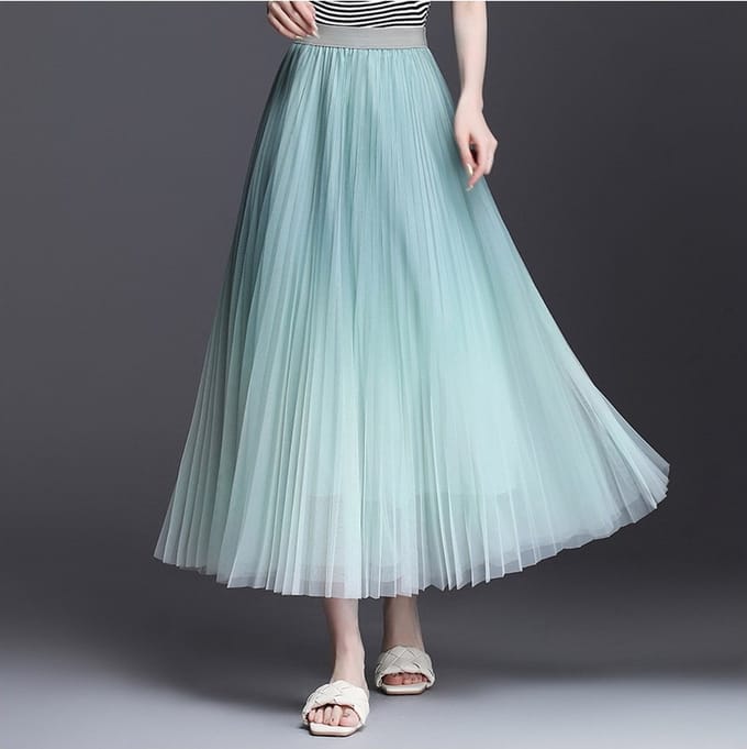 Dames Rok - Hoge taille Rok - Groen - One Size