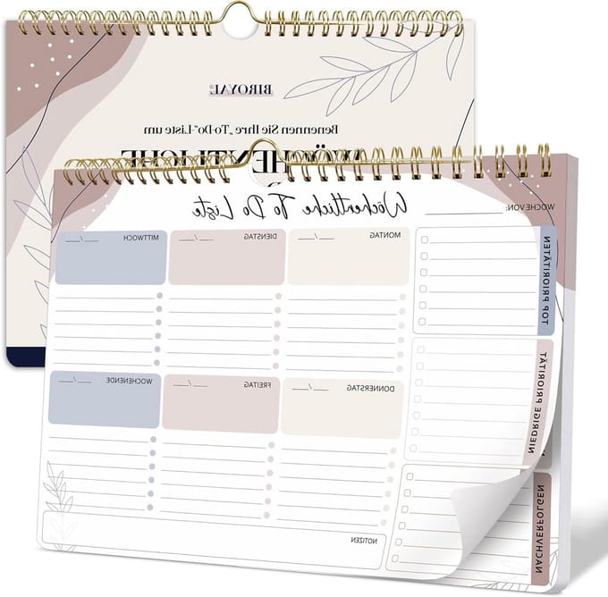Weekagenda en To Do Planner voor Effectieve Tijdsbesteding en Organisatie