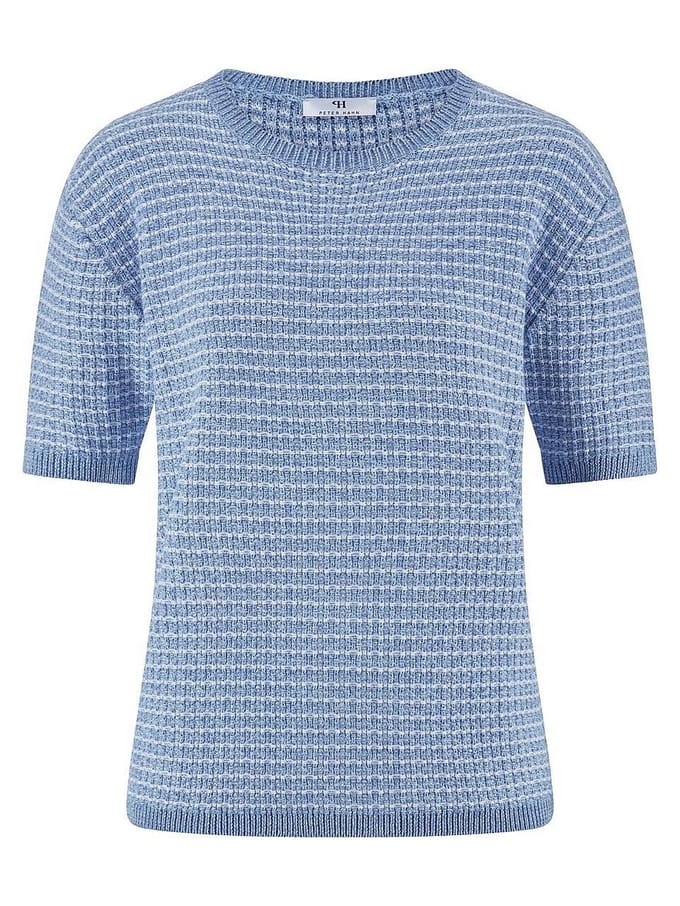 Trui ronde hals Van Peter Hahn blauw