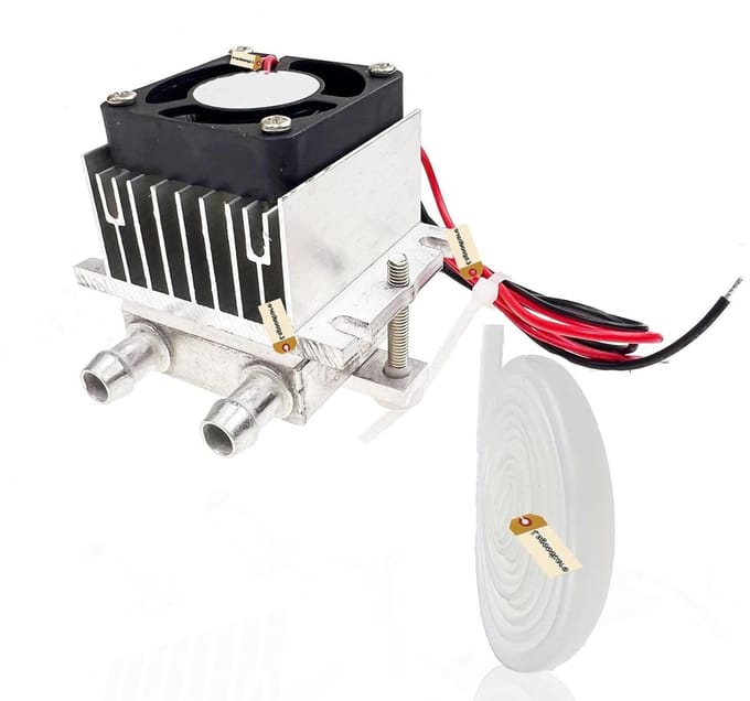 Thermo-elektrisch koelsysteem - Halfgeleiderkoeler - Doe-het-zelf koeling - Waterkoeling inclusief - 15.2 x 9.1 x 3.4 cm