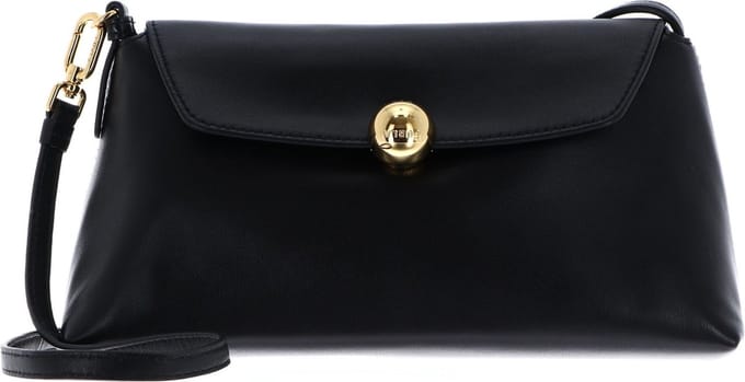 FURLA Leren schoudertas avondtas Sfera Soft Mini Crossbody Top Handle Nero zwart