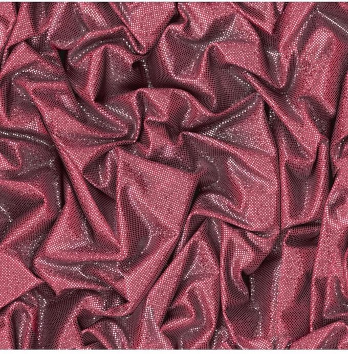 Faux Semblant glitterstof rood behang (vliesbehang, rood)
