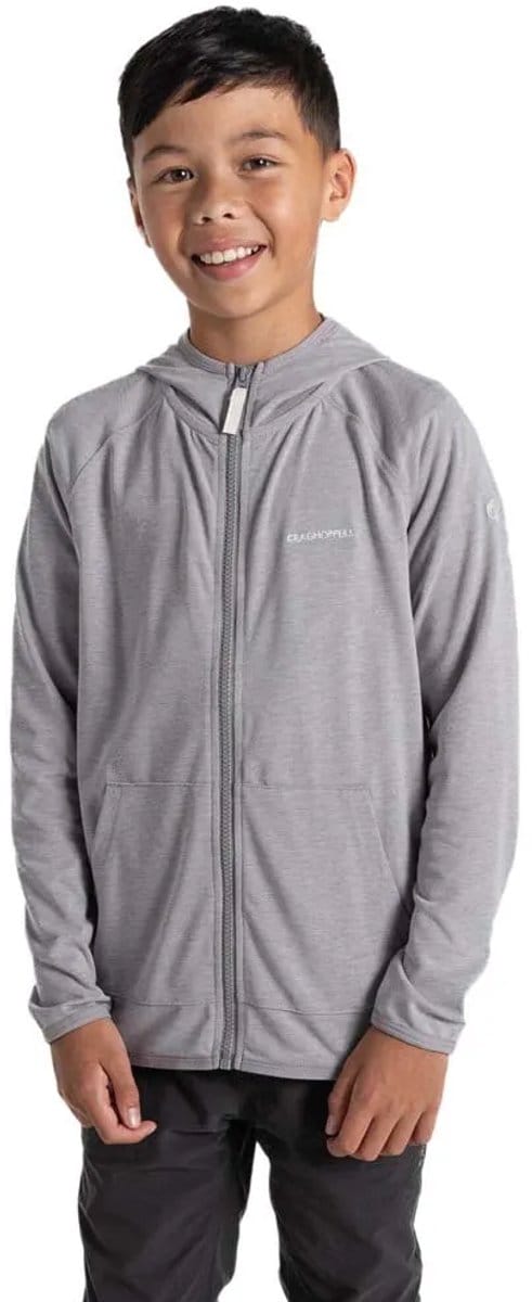 Craghoppers Nosilife Frey Sweatshirt Met Rits Grijs 3-4 Years Jongen