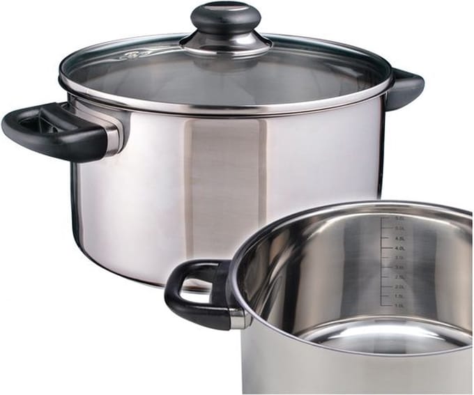 Haushalt  21305 -  Kookpan - RVS  -  24 x 13.5 cm